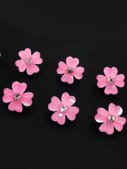 Multi-Color Floral Hairpin