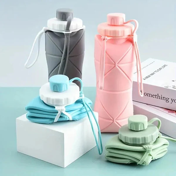 Folding Silicon Water Bottle