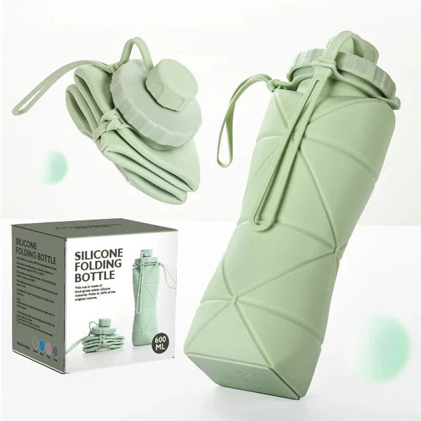 Folding Silicon Water Bottle