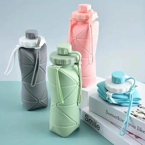 Folding Silicon Water Bottle