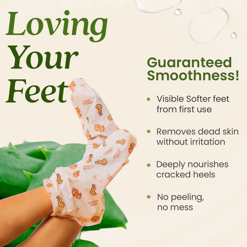WILDGLOW Peeling Foot Mask