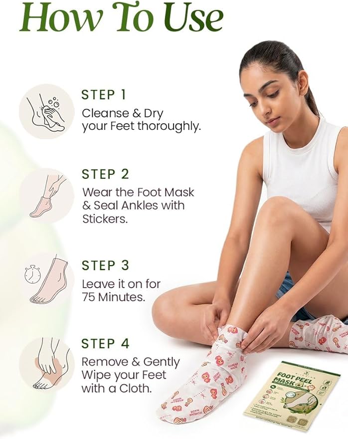 WILDGLOW Peeling Foot Mask