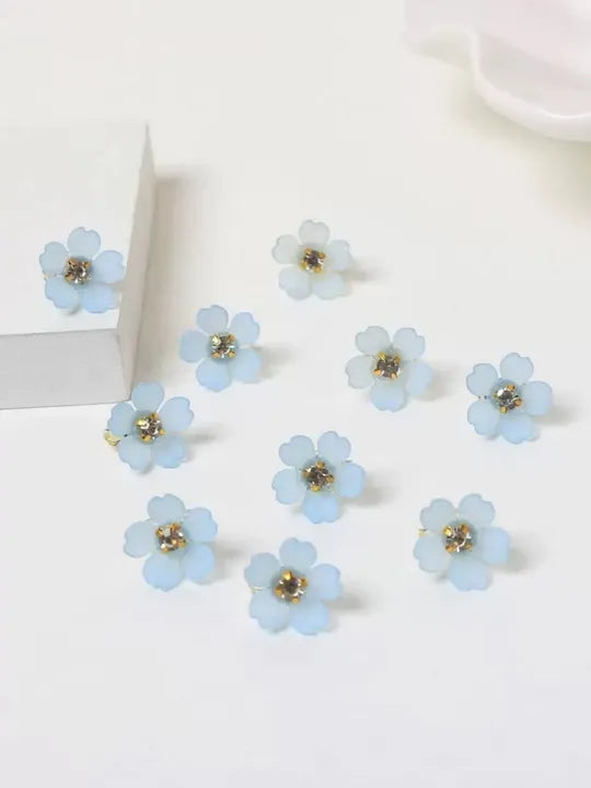 Multi-Color Floral Hairpin