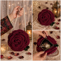 Stylish Handmade Crochet Rose Bag