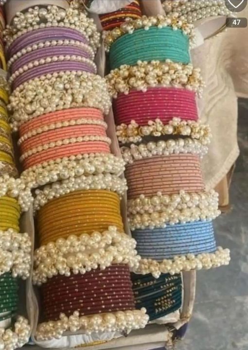 Velvet Pearl Ghungroo Bangles