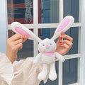 Pull ear bunny keychain
