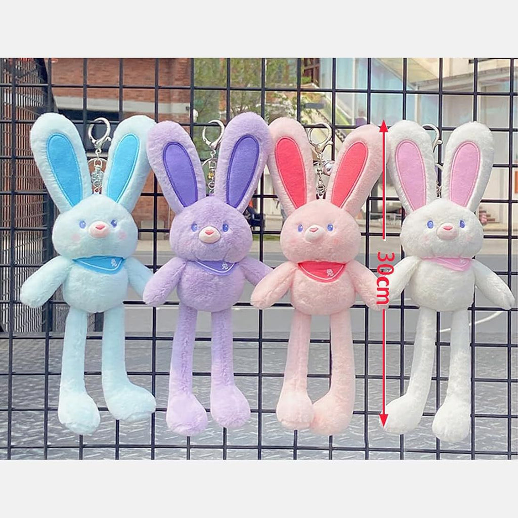 Pull ear bunny keychain