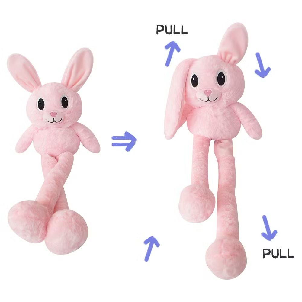 Pull ear bunny keychain