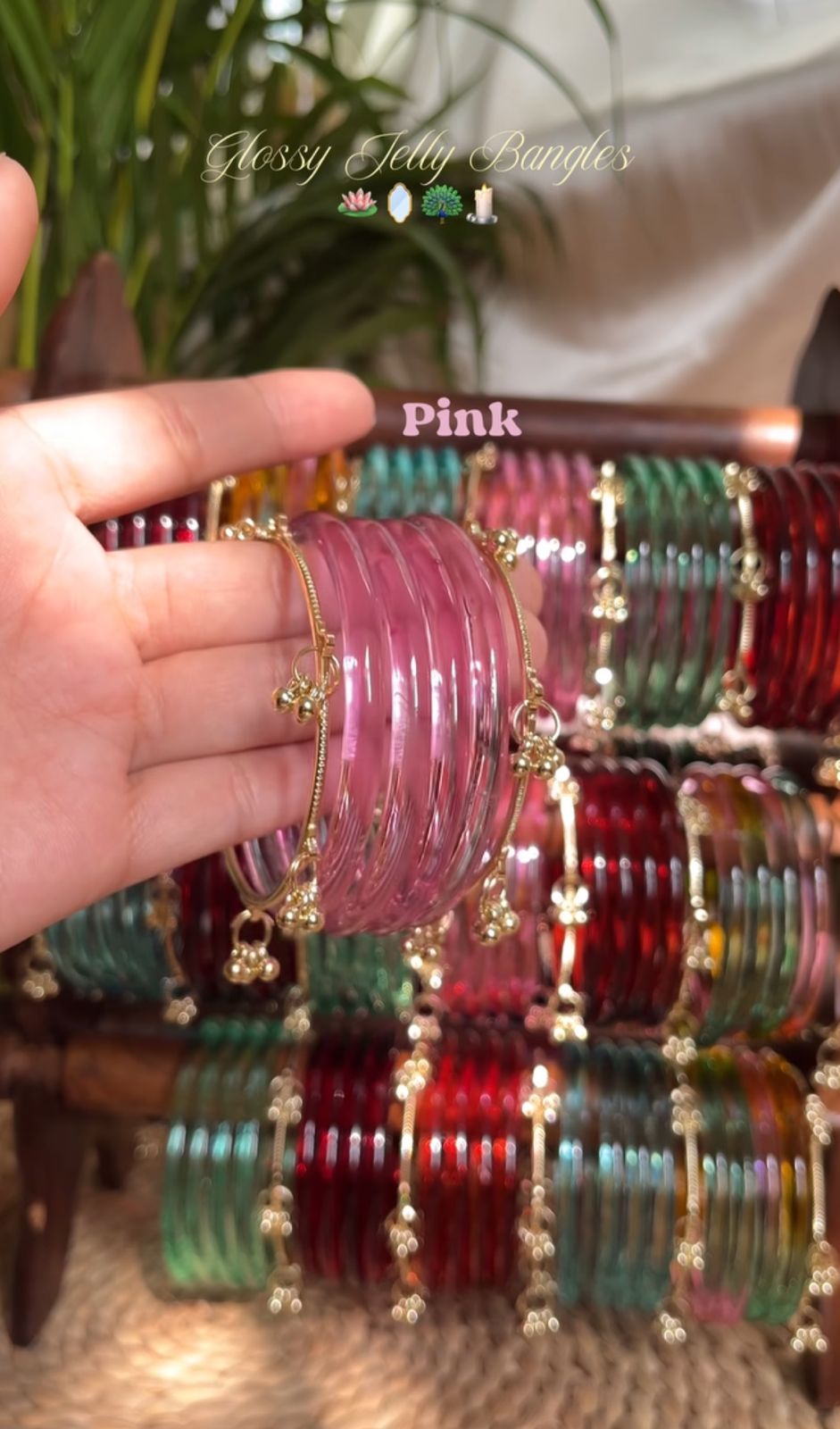Crystal Jelly Bangles