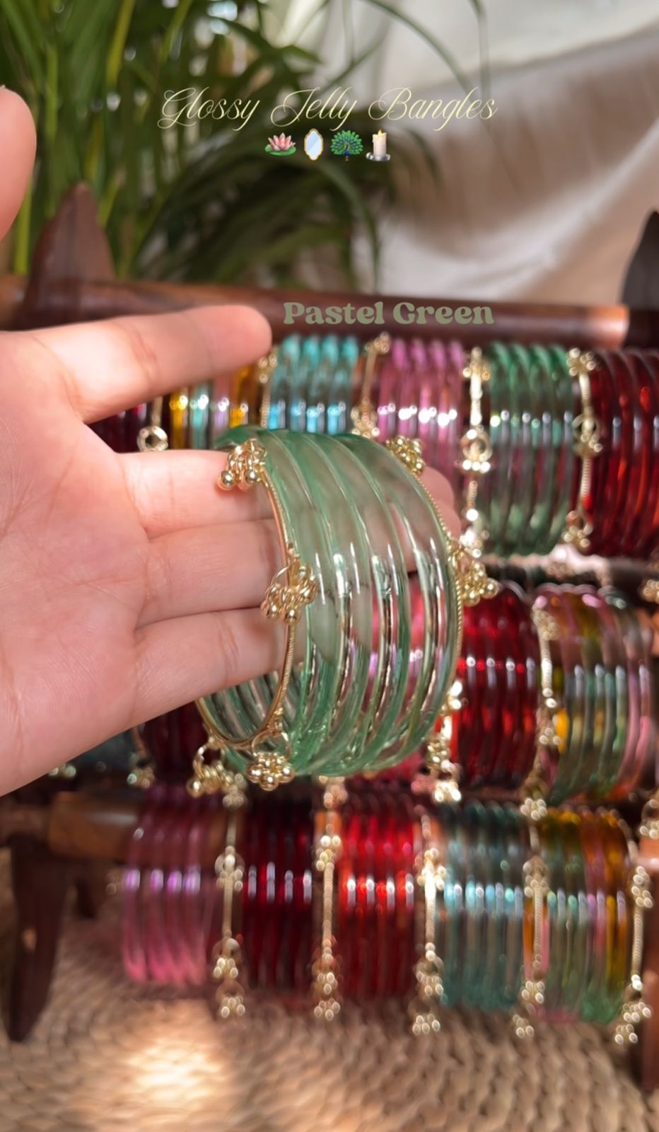 Crystal Jelly Bangles