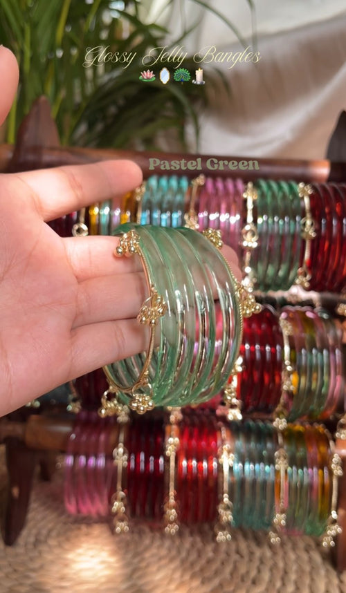 Crystal Jelly Bangles