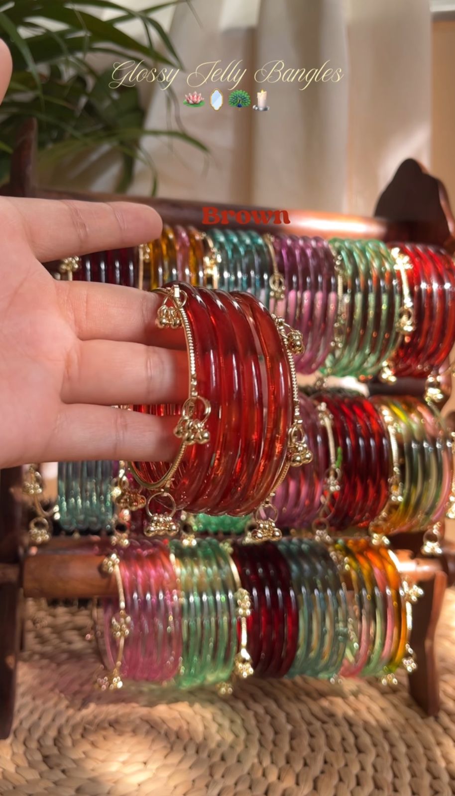 Crystal Jelly Bangles