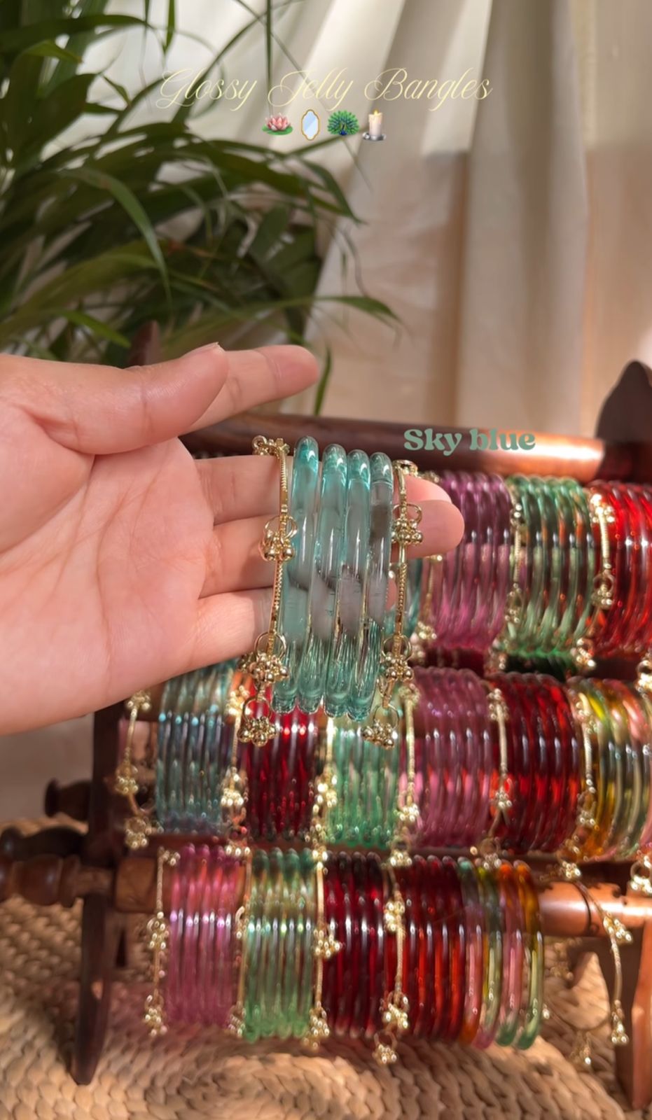 Crystal Jelly Bangles