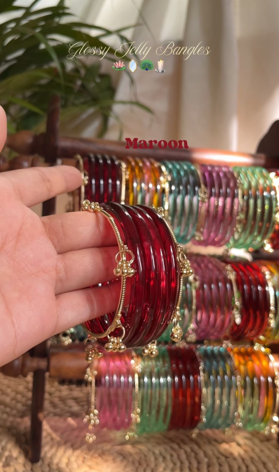 Crystal Jelly Bangles