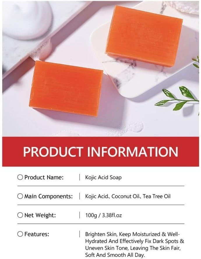 Guanjing Kojic Acid Moisturizing And Whitening Soap