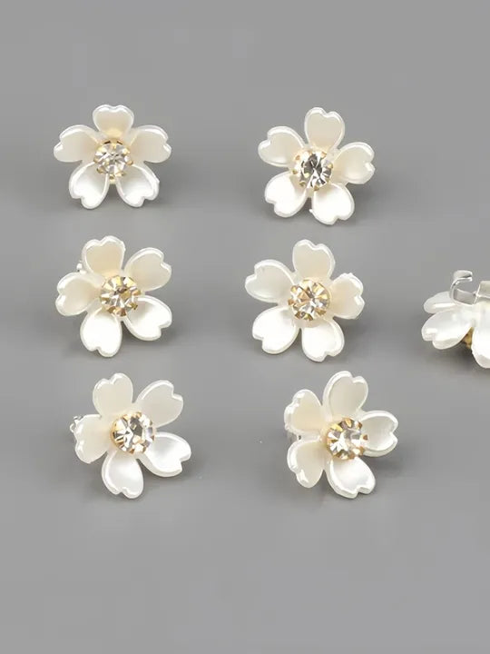 Multi-Color Floral Hairpin
