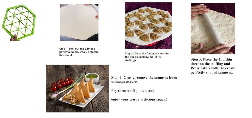 Unbreakable 24-in-1 Smart Samosa Maker