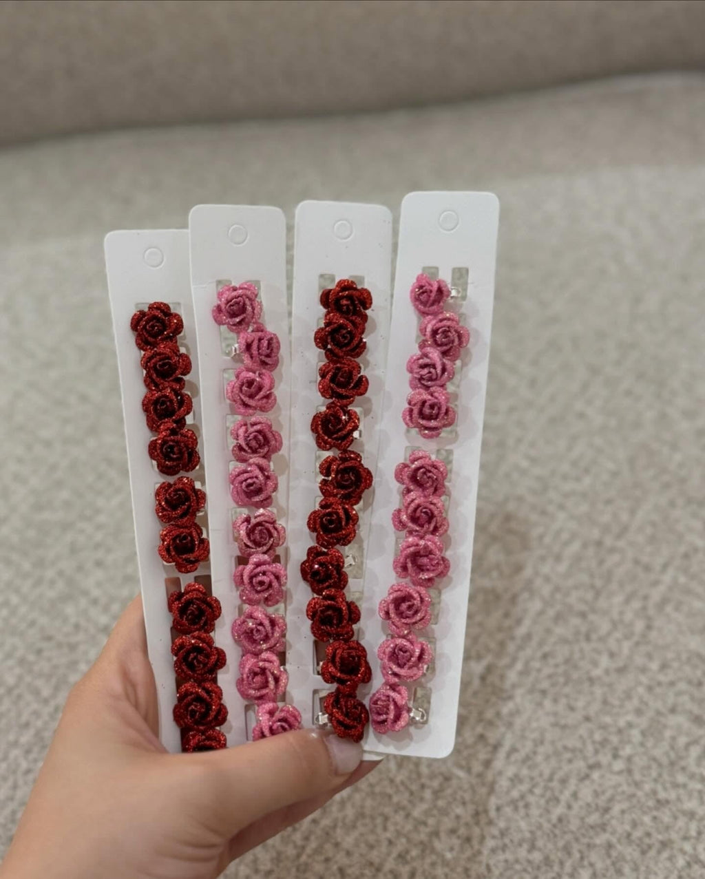 Shiny Red Rose locks