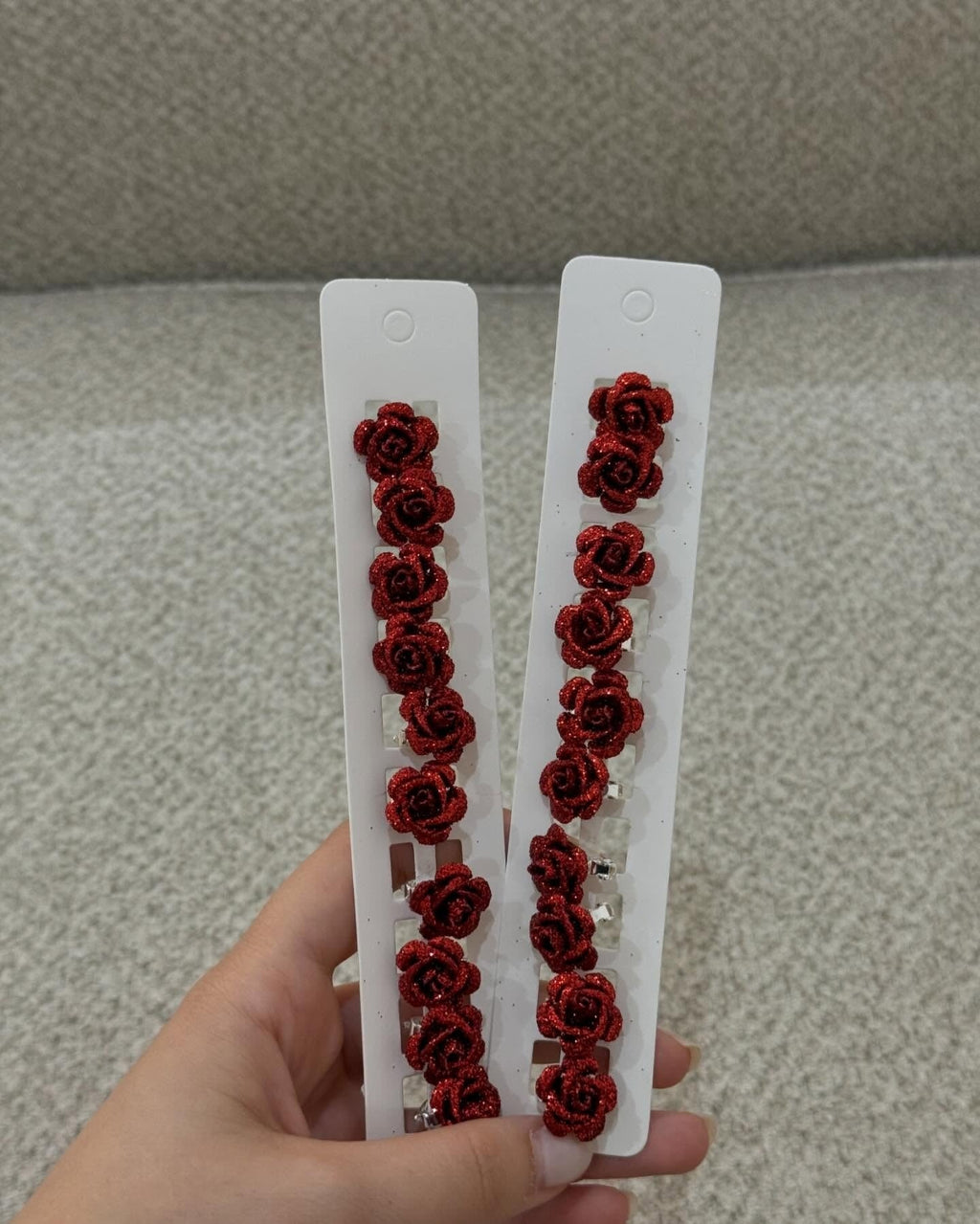 Shiny Red Rose locks