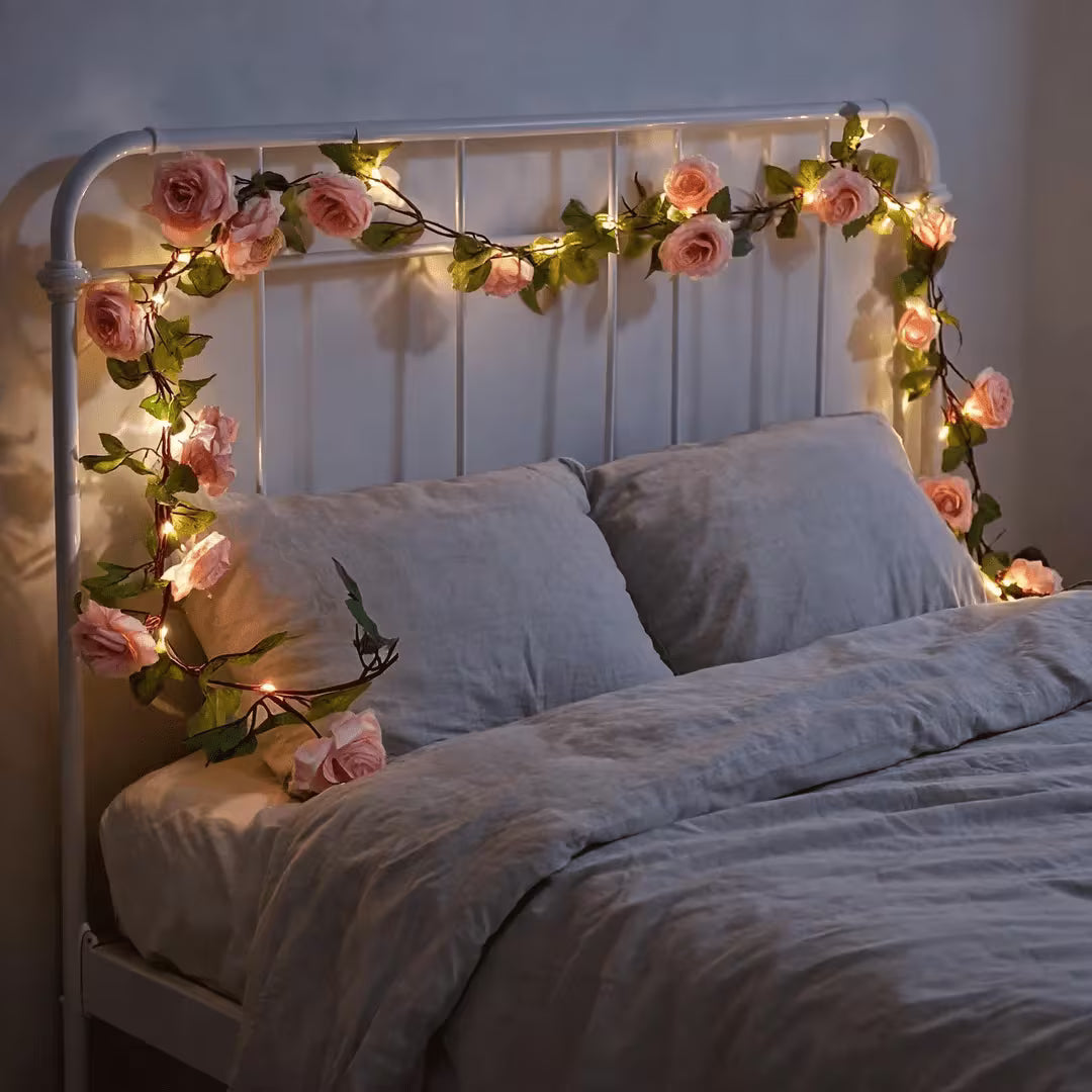 Artificial Rose Vine LED String Light