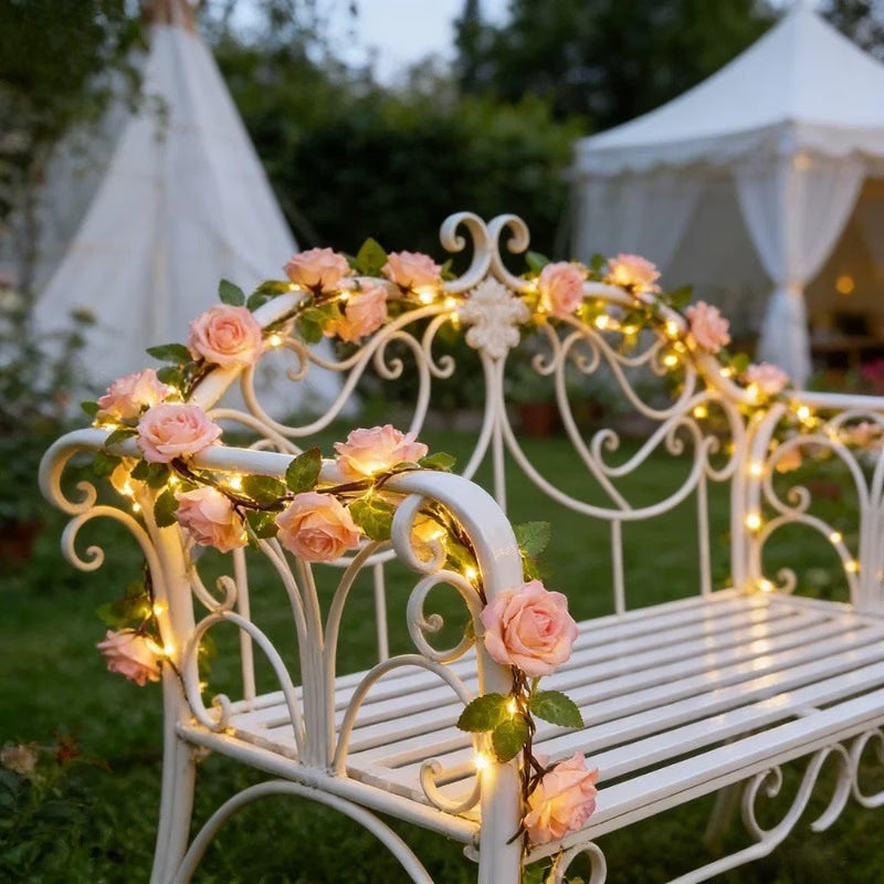 Artificial Rose Vine LED String Light