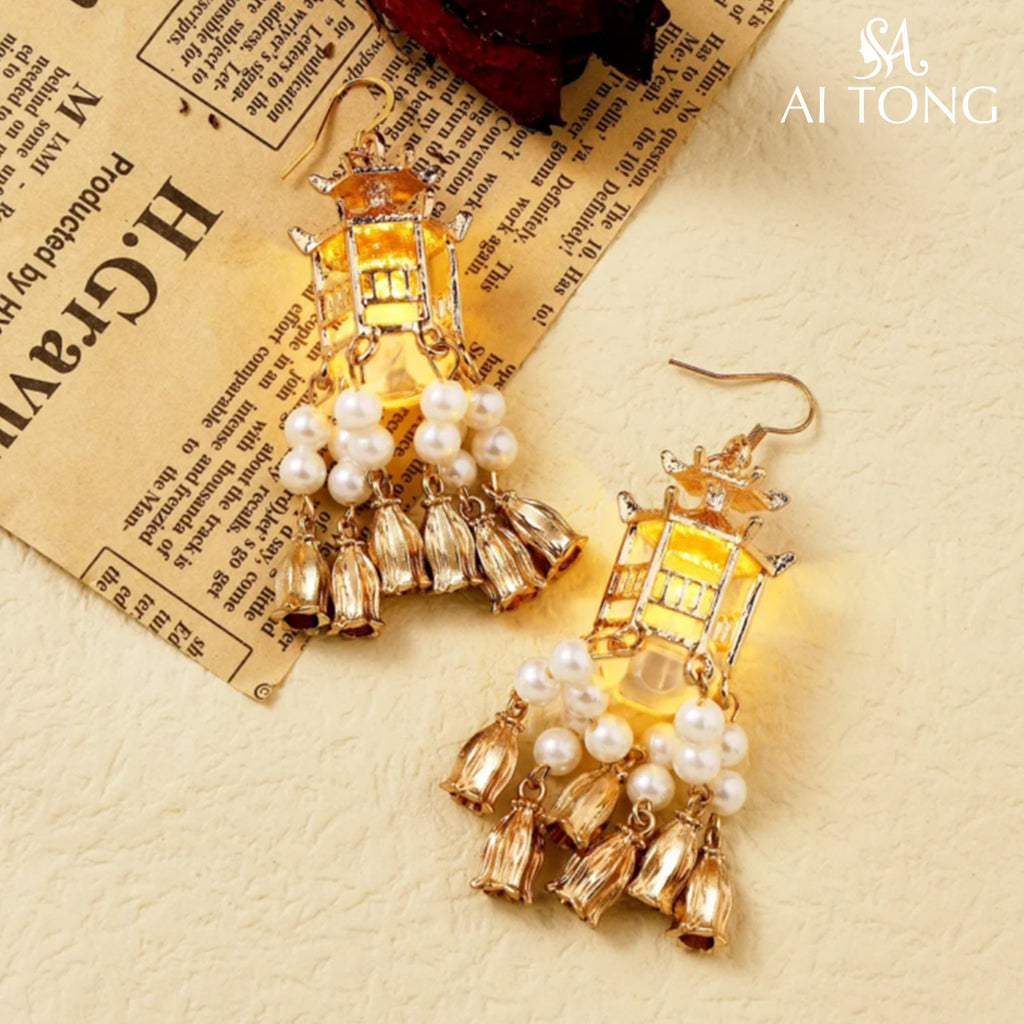 Luminous Earring Beads Tassel
