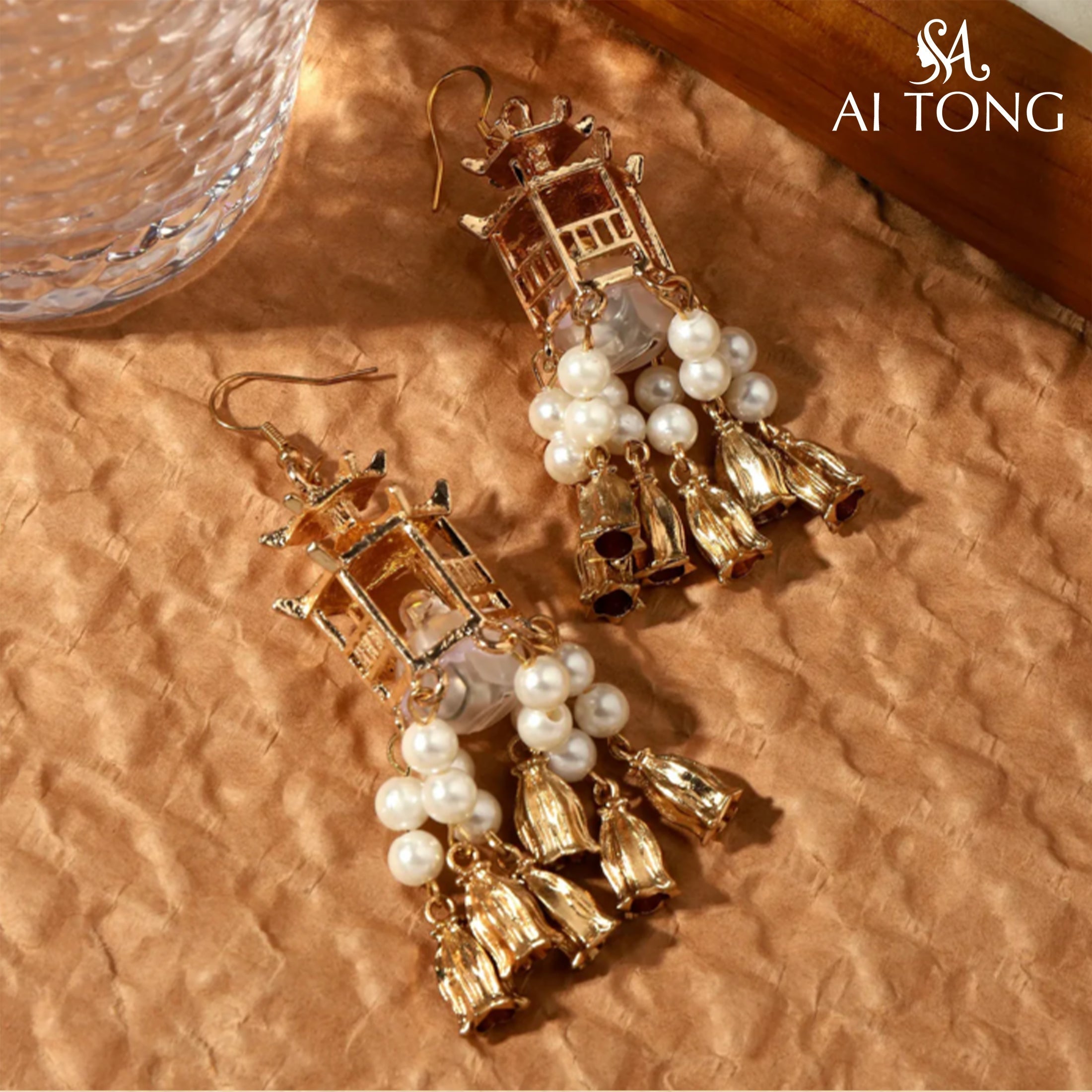 Luminous Earring Beads Tassel