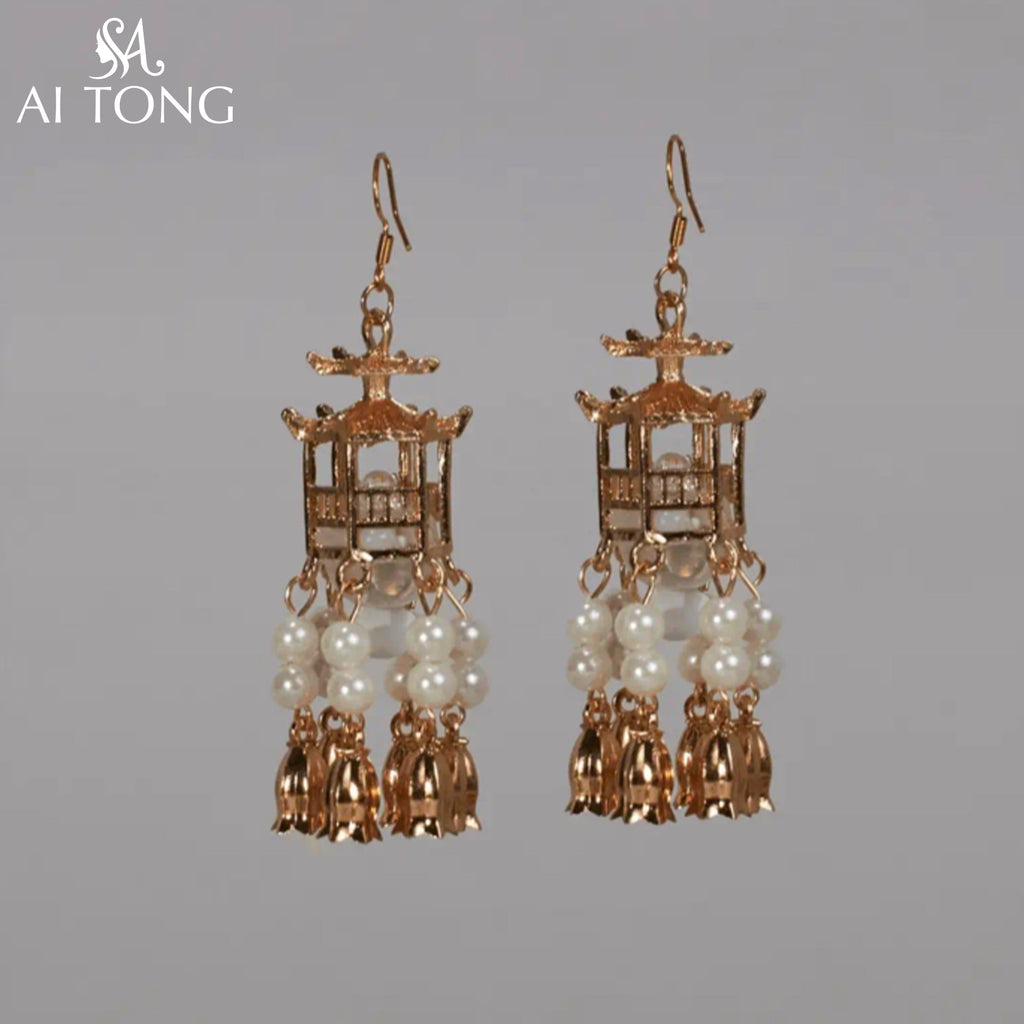 Luminous Earring Beads Tassel