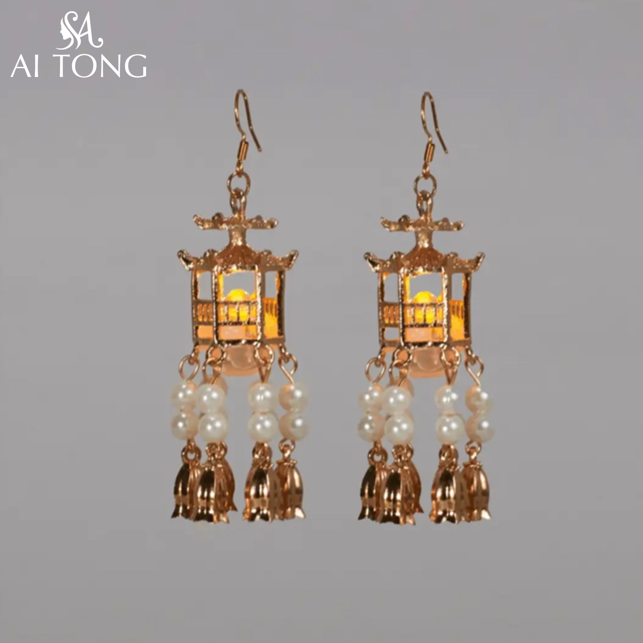 Luminous Earring Beads Tassel