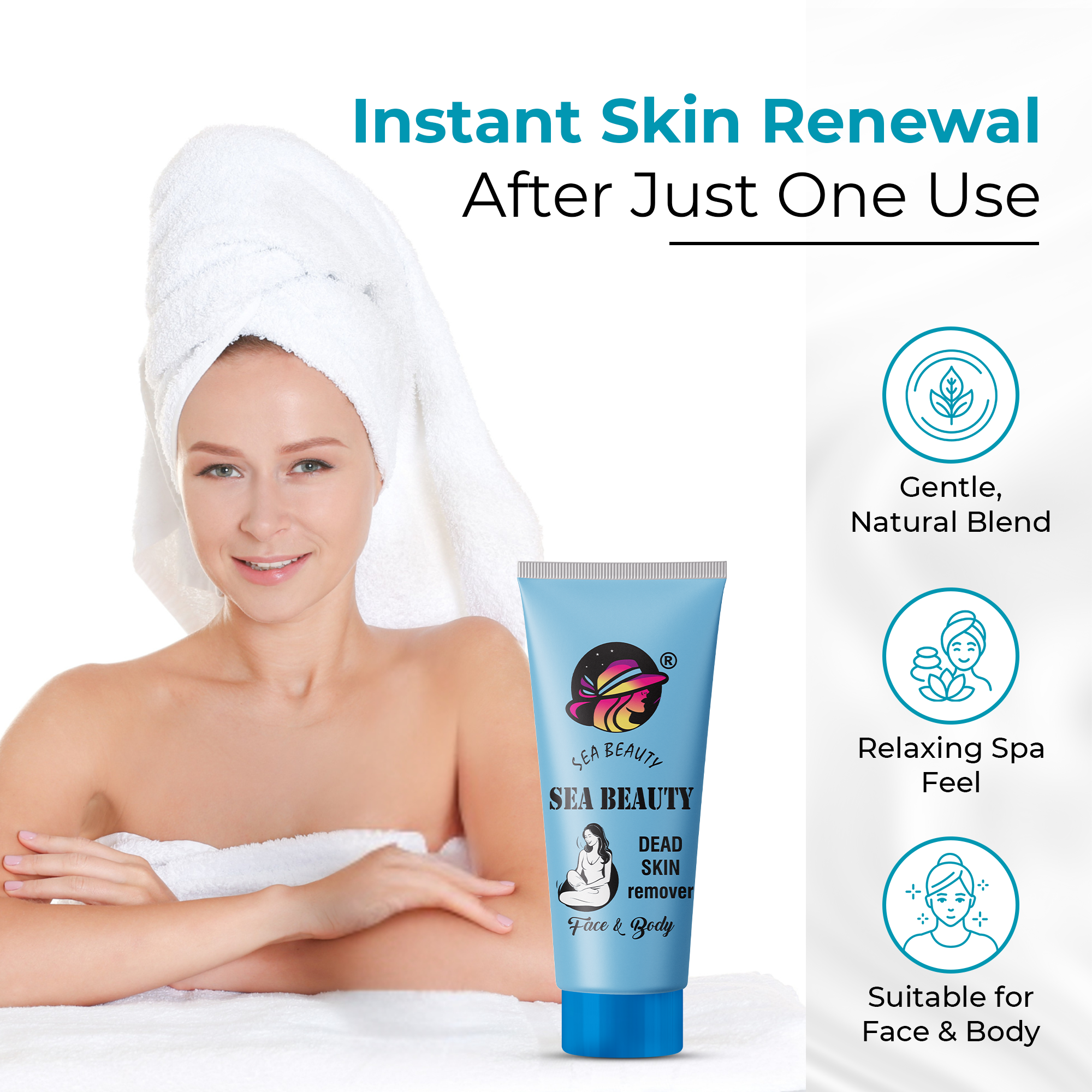 Sea Beauty Dead Skin Remover face & body wash ✅